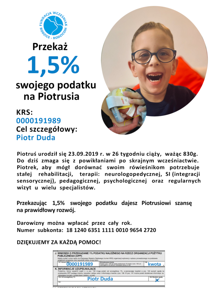 Piotr Duda 1,5% podatku