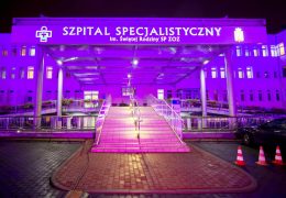 Podświetlenie budynku Dzień Wczesniak